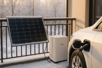 Balkonkraftwerk im Winter? Mit Speicher trotzdem Strom nutzen!