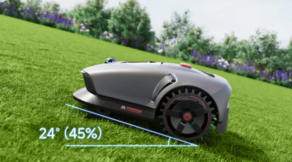 Sicherheit von Robotermähern ohne Grenzen