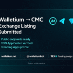 Walletium Wallet reicht Antrag bei CoinMarketCap ein: Passives Einkommen und Wachstum
