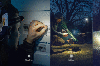 Olight Perun 3 Mini: Die perfekte Fusion von Stirnlampe, Taschenlampe und Arbeitslampe