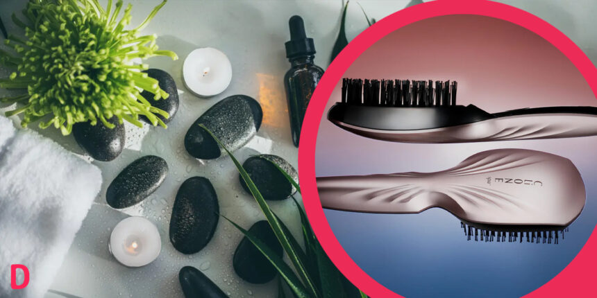 SPA-Pflege für Haar und Kopfhaut mit der multifunktionalen LED-Bürste CLiONE Spa⁺