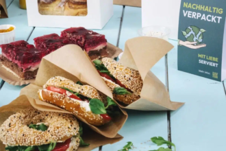 Papierverpackungen für Lebensmitteln an Tankstellen